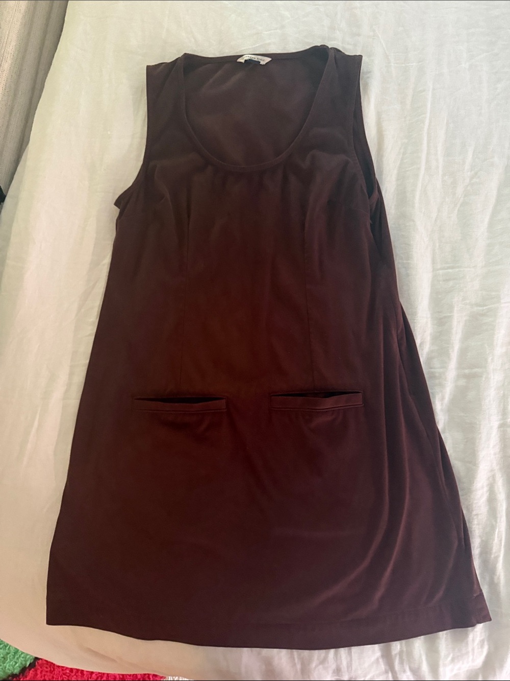American Eagle Outfitters brown shift dress